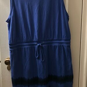 Simply Vera Vera Wang Royal Blue Mini Dress with Black Accent